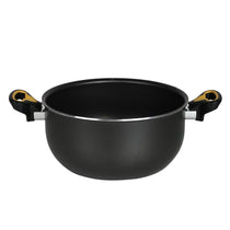 Meyer Skyline Non-Stick Casserole/Biryani Pot 4.7L/24cm, Black