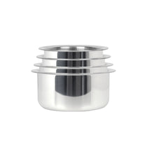 MEYER Trivantage set of 4 Tri-ply Stainless Steel Tope With Lid (14,16,18,20cm)