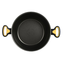 Meyer Skyline Non-Stick Casserole/Biryani Pot 4.7L/24cm, Black