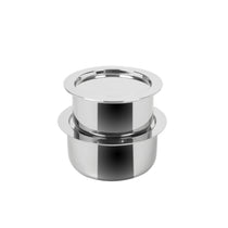 MEYER Trivantage set of 2 Tri-ply Stainless Steel Tope With Lid (18,20 cm)