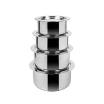 MEYER Trivantage set of 4 Tri-ply Stainless Steel Tope With Lid (14,16,18,20cm)