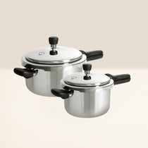 MEYER Presta set of 2 Tri-ply Pressure Cooker (3L, 5.5L)