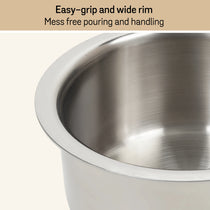 MEYER Trivantage set of 3 Tri-ply Stainless Steel Tope With Lid (14,16,18 cm)