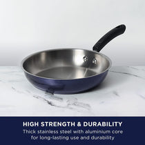 Centennial Nickel Free Stainless Steel Frypan, 24cm