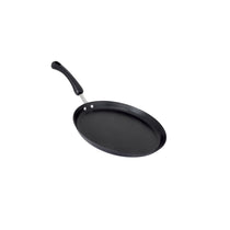Meyer Non-Stick 5pcs Set (28cm Flat Dosa Tawa + 24cm Frypan + 24cm Kadai with Lid + Nylon Turner) - Pots and Pans