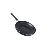 Meyer Non-Stick 5pcs Set (28cm Flat Dosa Tawa + 24cm Frypan + 24cm Kadai with Lid + Nylon Turner) - Pots and Pans