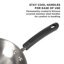 Centennial Nickel Free Stainless Steel Frypan, 22cm