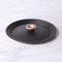 Meyer Accent Series Stainless Steel Universal Lid, Large, 28cm, Matte Black