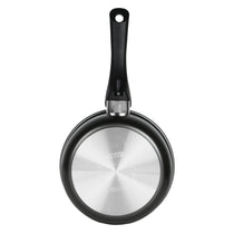 Meyer Skyline Non-Stick Saucepan with Lid 1.4 Litres/16cm, Grey - Pots and Pans