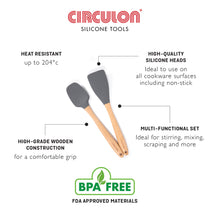 Circulon Silicon Turner & Widen Spatula 2 Pcs Set - Pots and Pans