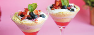Mixed berry trifle