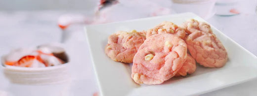 Strawberry And White Chocolate Cookies