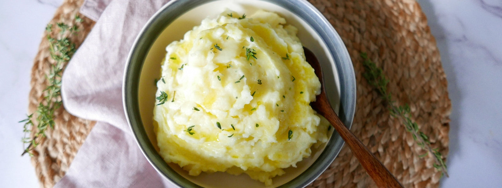 Creamy Mashed Potatoes in Microwave