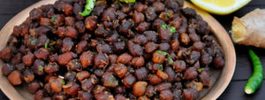 Kale Chane: A hearty and flavorful Indian dish made with black chickpeas and a blend of aromatic spices.