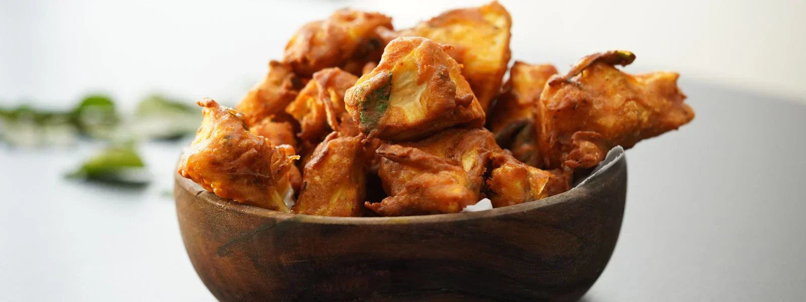 Bangalore-Style Jackfruit Kebabs: Spicy, crispy, deep-fried jackfruit bites marinated in bold South Indian flavors