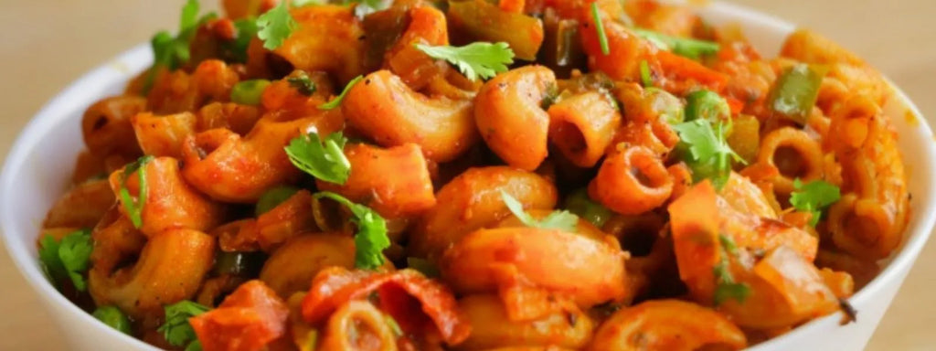 Desi Indian Masala Macaroni