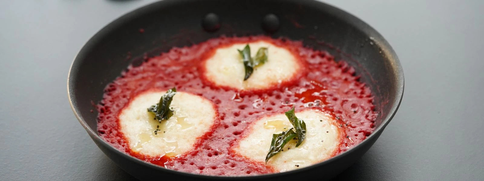 Beetroot Idli Shakshuka: A fusion twist where south meets middle east on your plate
