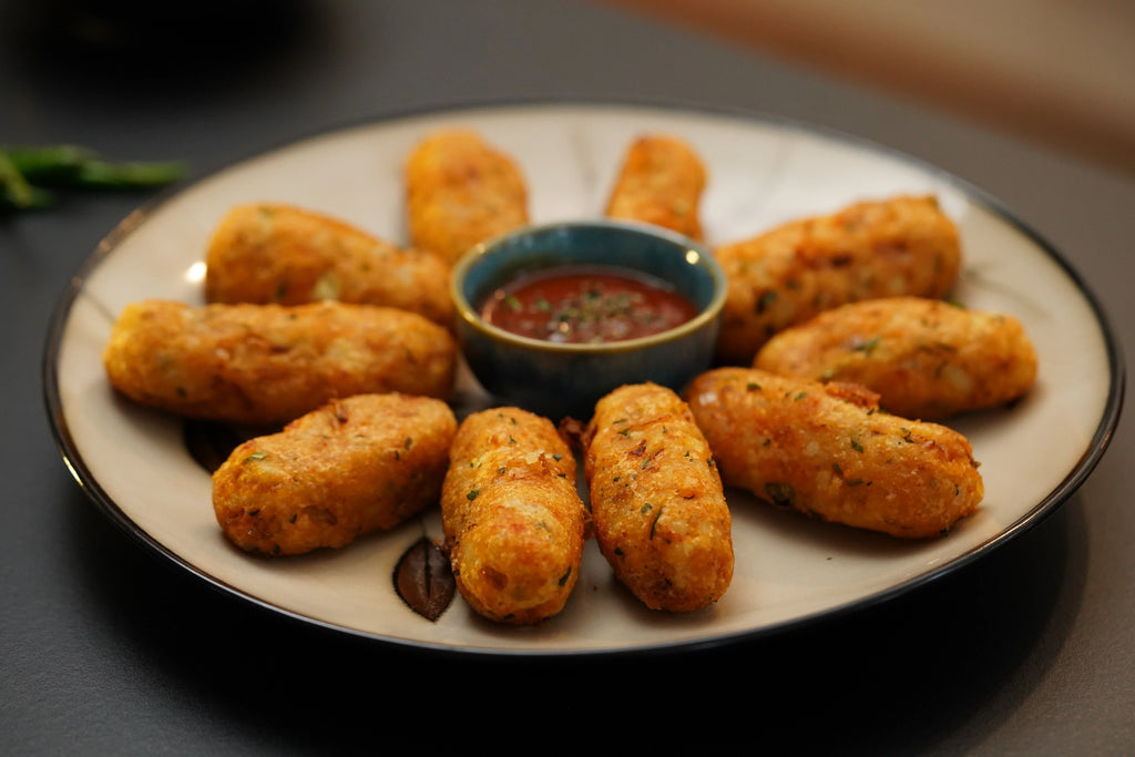Poha Aloo Chop: Golden, Crunchy Bites Made with Flattened Rice and Spiced Potatoes