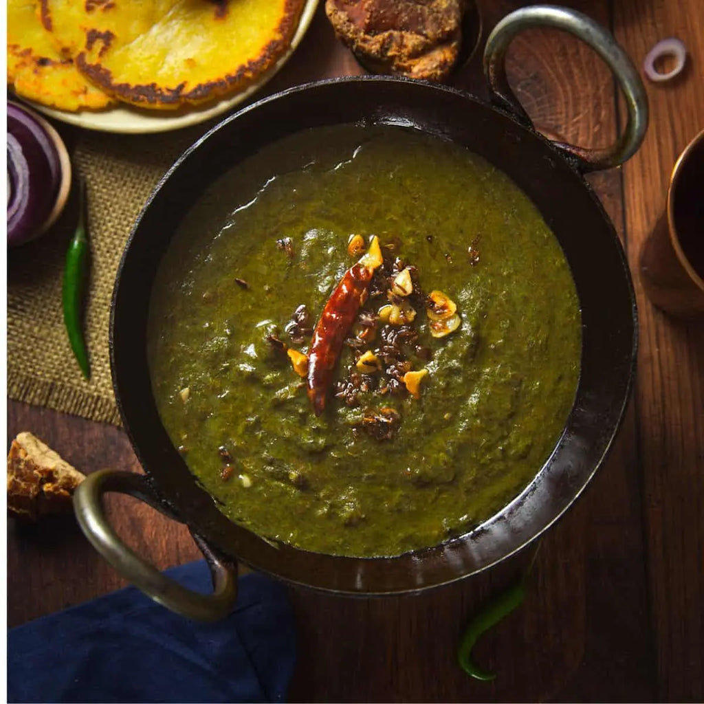 Sarso Ka Saag: A Taste of Punjab: The Classic Winter Delight
