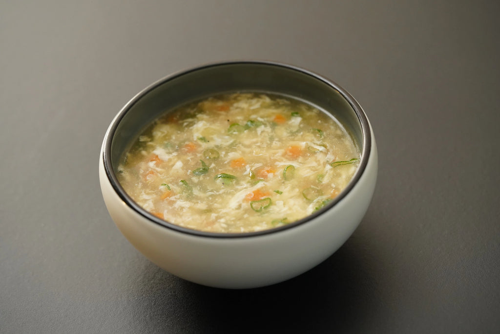 Egg Drop Soup: A silky, comforting Chinese classic.