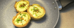 Cheesy Potato Fondant Cups