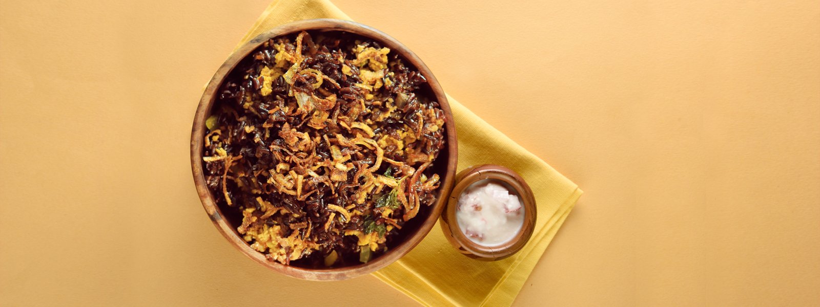 Black Rice Vegetable Keema Biryani