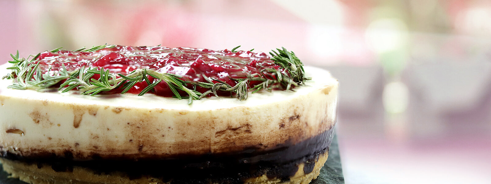 Strawberry And Chocolate Cheesecake