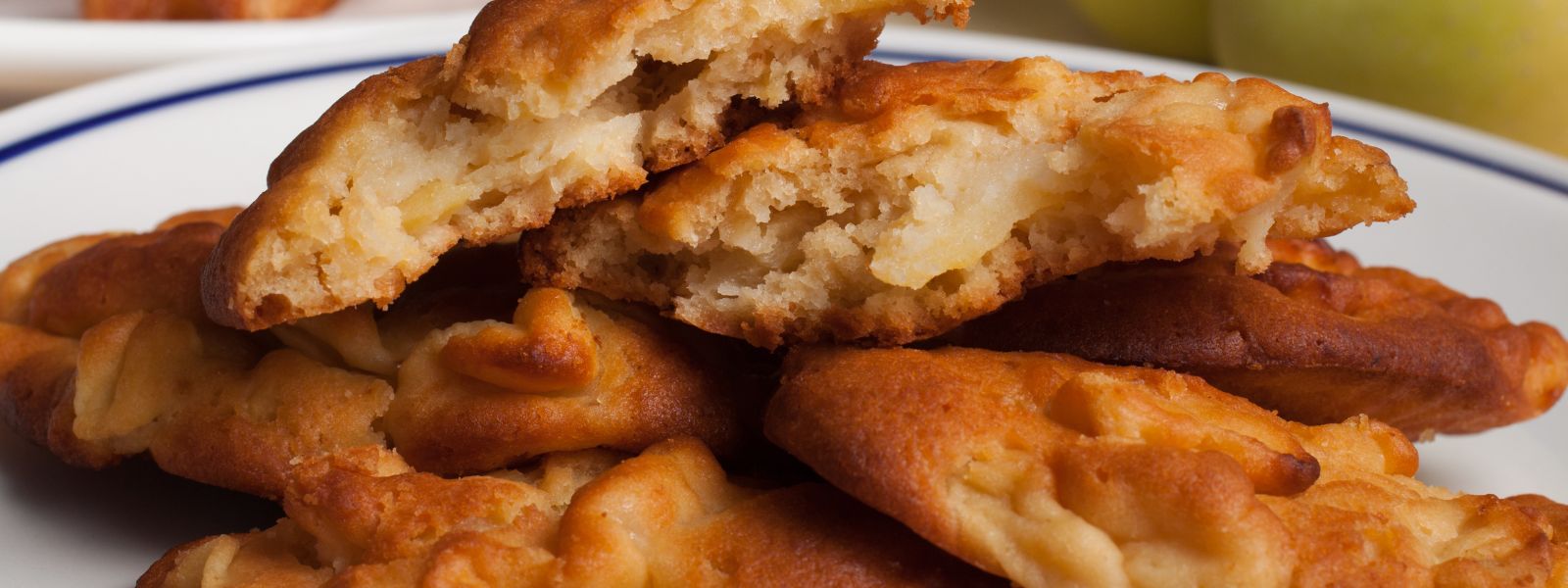 Apple Cardamom Fritters - PotsandPans India