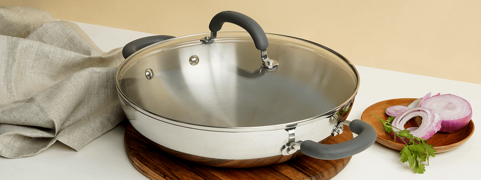 Simple Trivantage Nickel Free Stainless Steel Triply Cookware 14cm Milk  Boiler