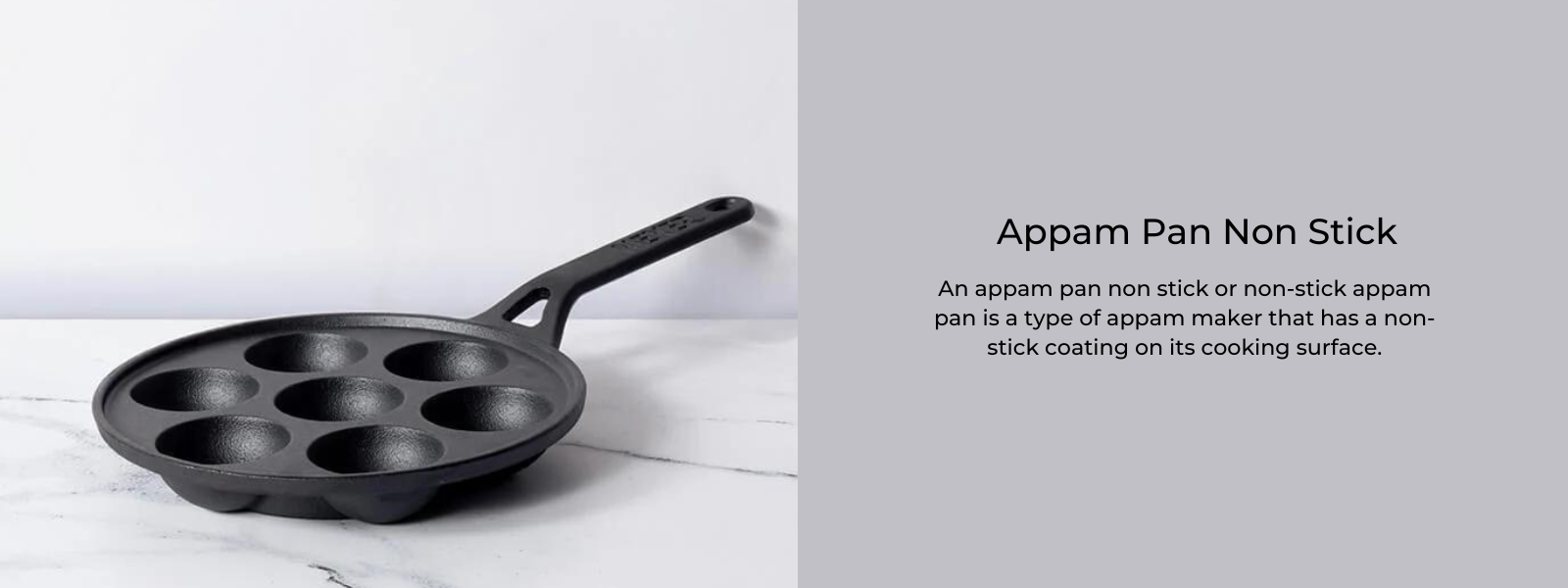 Appam Pan Non Stick Makes Cooking Easy