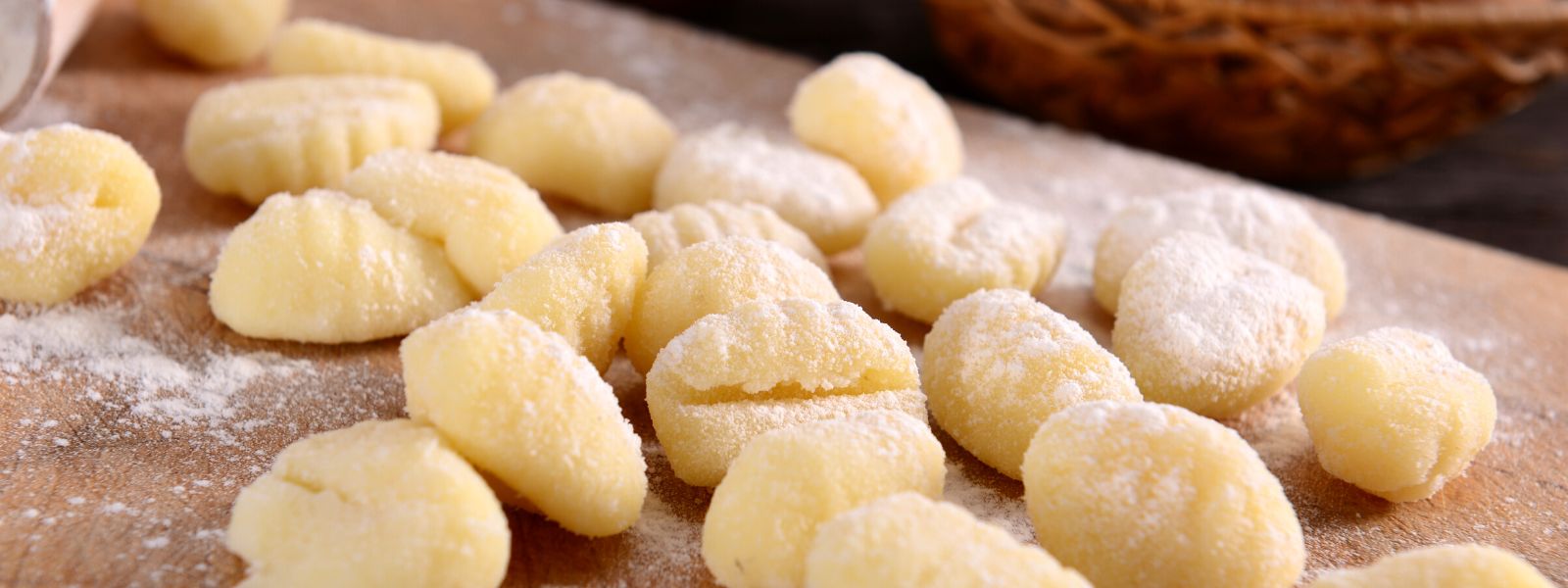 carrot gnocchi with cheese fondue and green peas