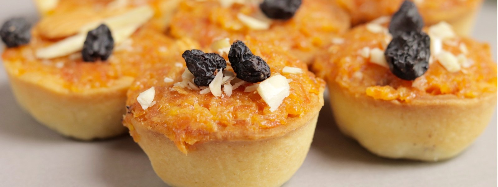 Mini Carrot Halwa Tartlets