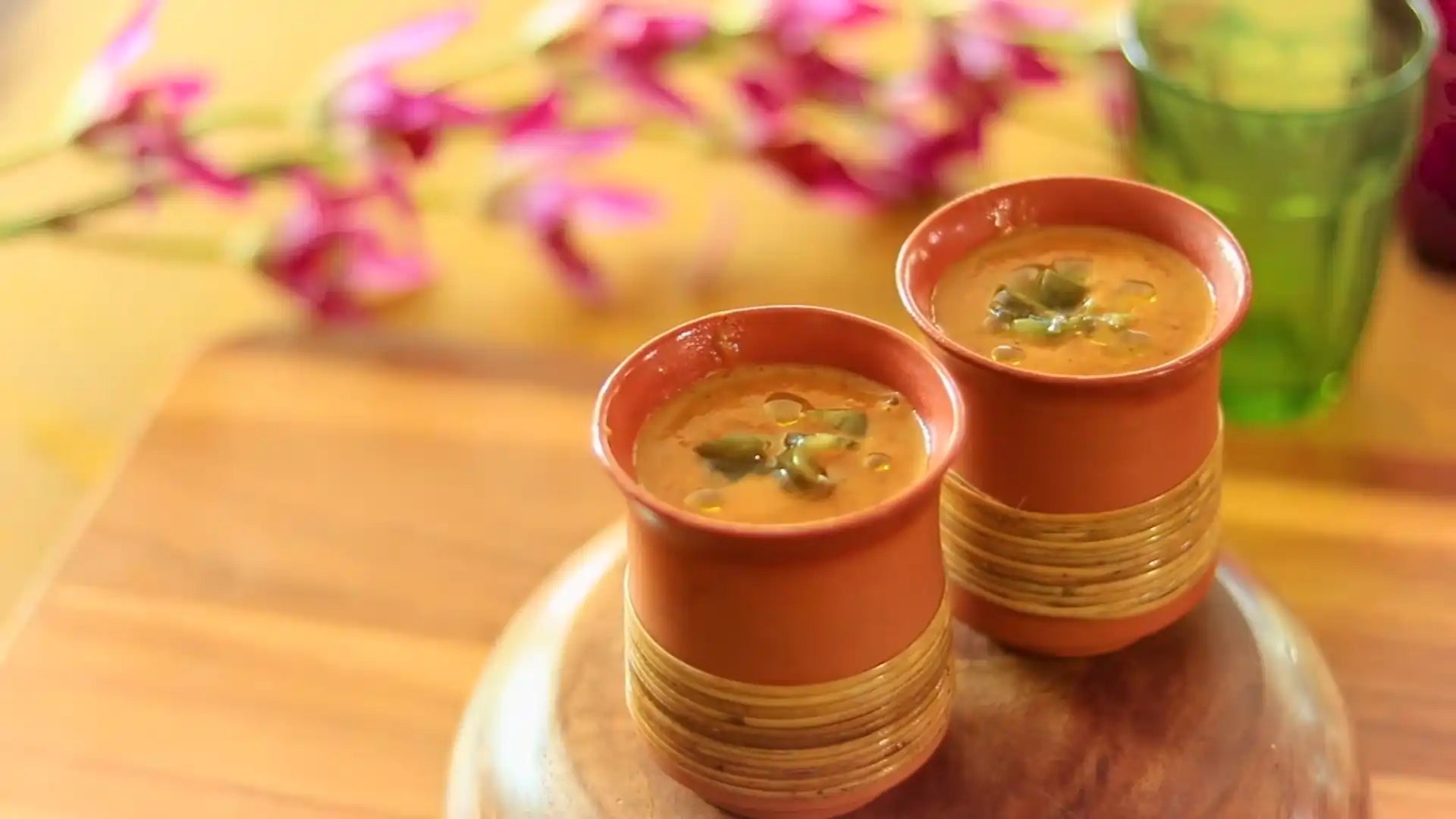 Chargrilled Bell Pepper and Jalapeno Soup