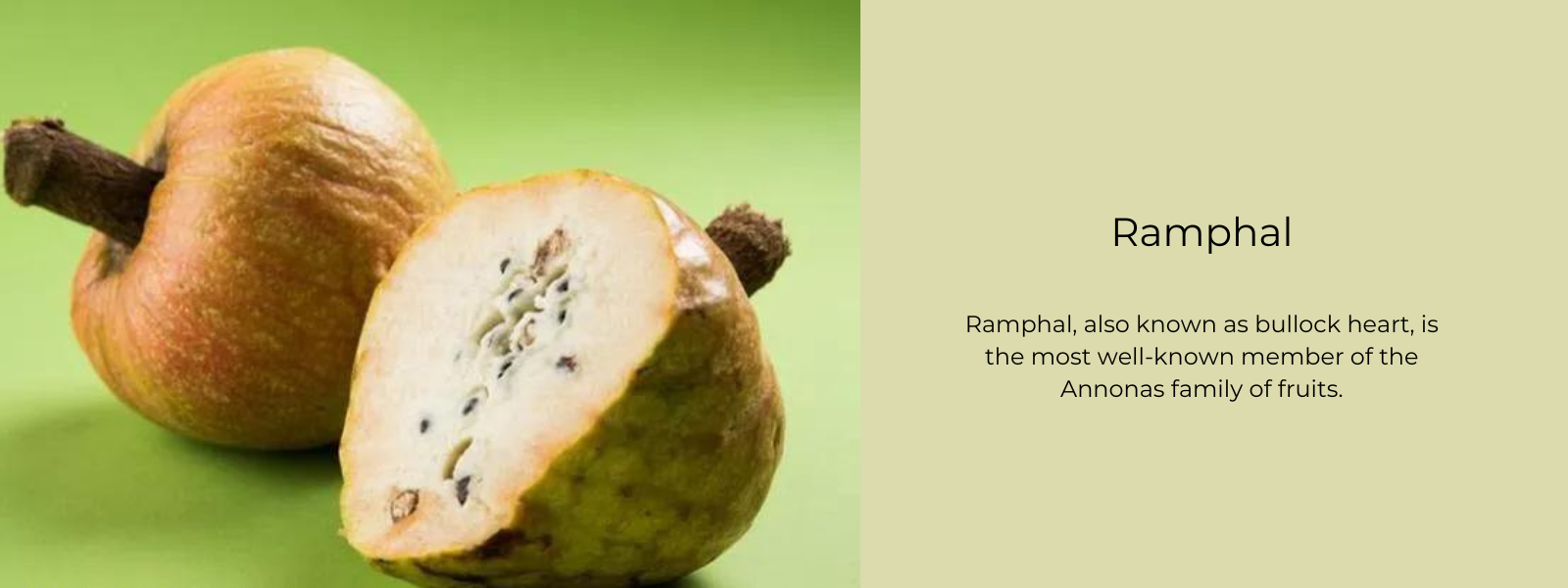 Rahhal Native Ramphal - Health Benefits, Uses and Important Facts - PotsandPans India
