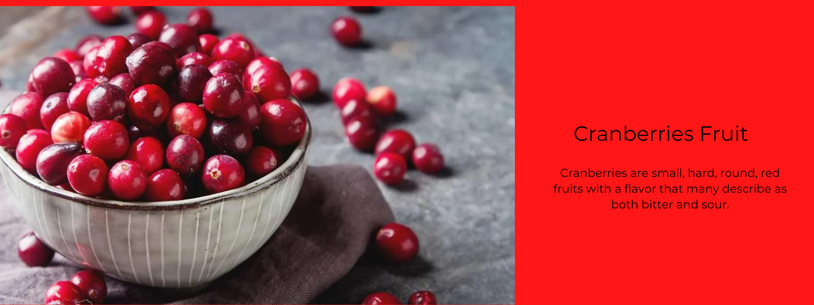 Cranberries Fruit - Health Benefits, Uses and Important Facts