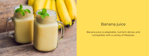 Banana juice  – Health Benefits, Uses and Important Facts