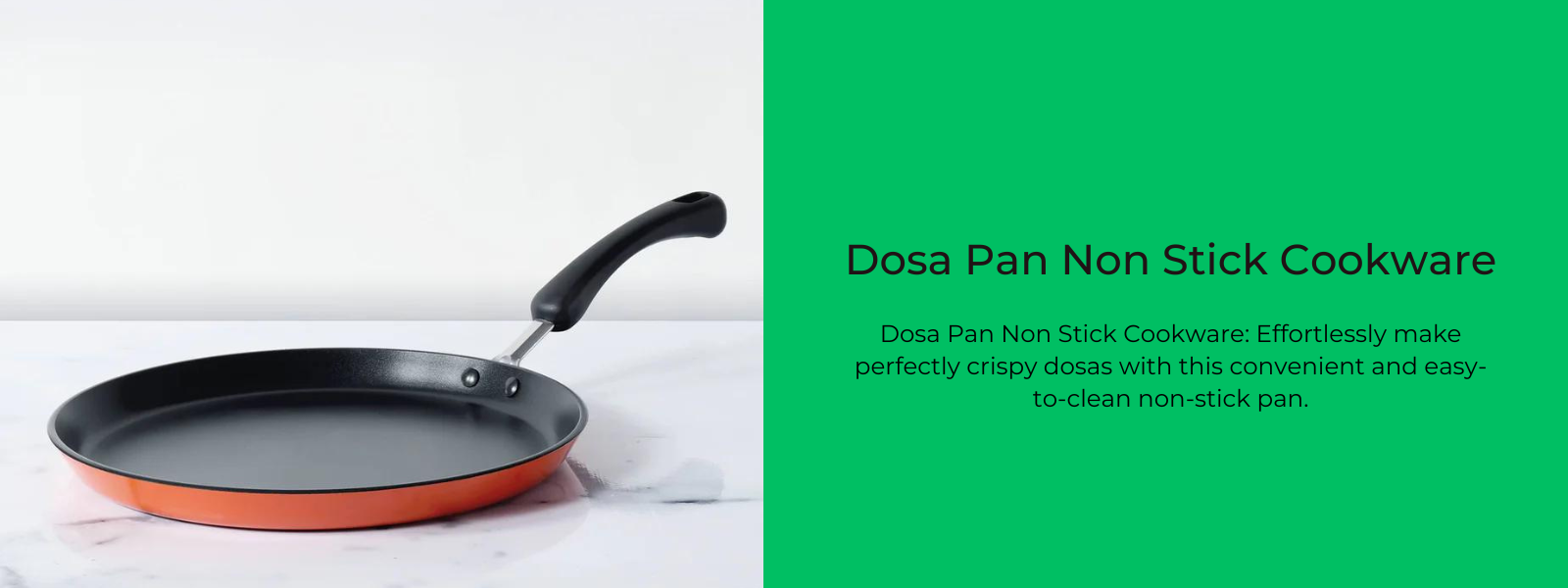 Easy To Use Iron Dosa Tawa With Handle - PotsandPans India