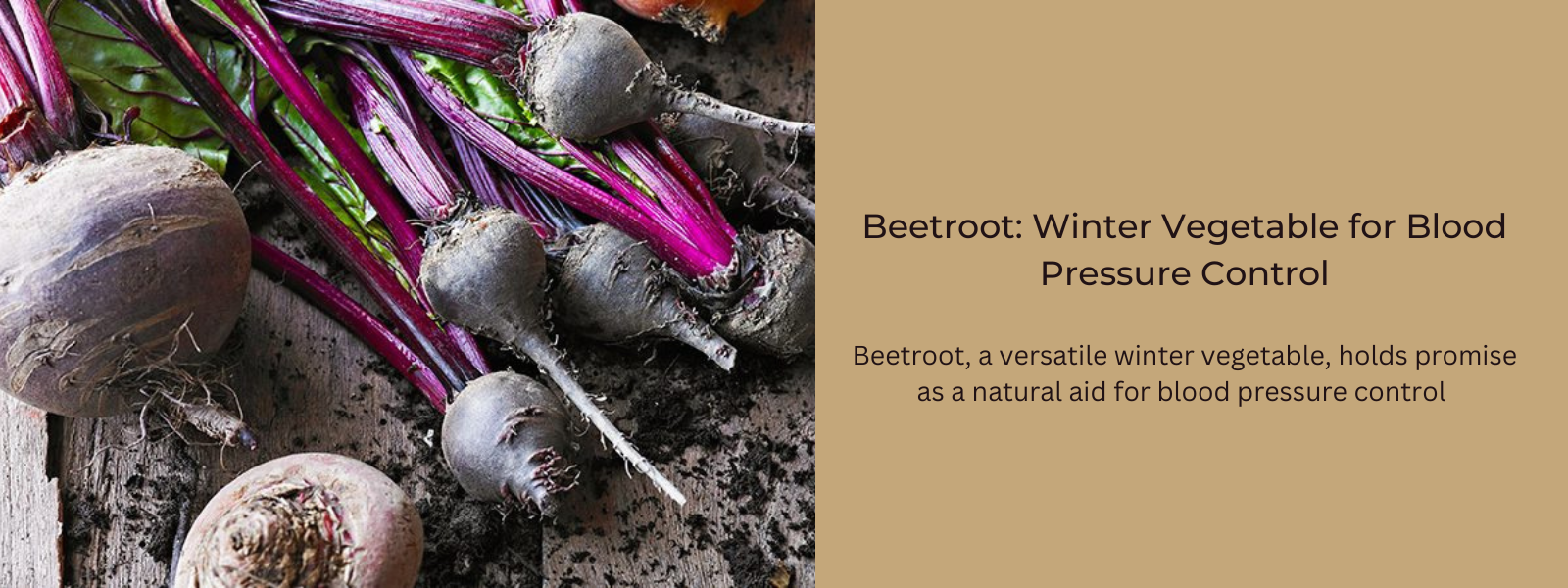 Beetroot: Winter Vegetable for Blood Pressure Control