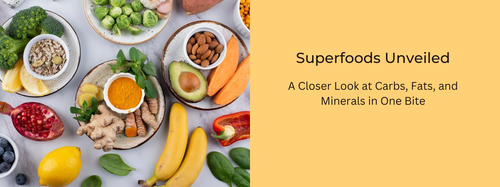 Superfoods Unveiled: A Closer Look at Carbs, Fats, and Minerals in One Bite