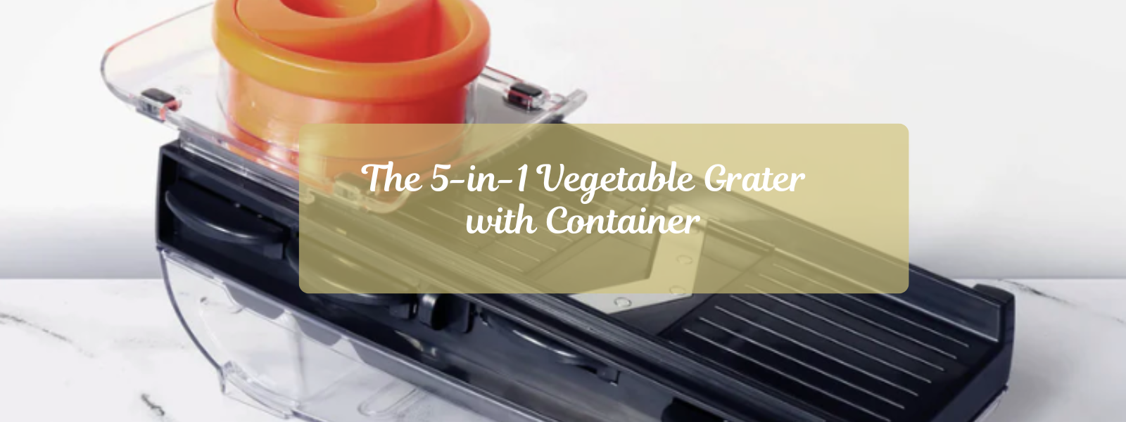 Innovative Kitchen Tools: The 5-in-1 Vegetable Grater with Container