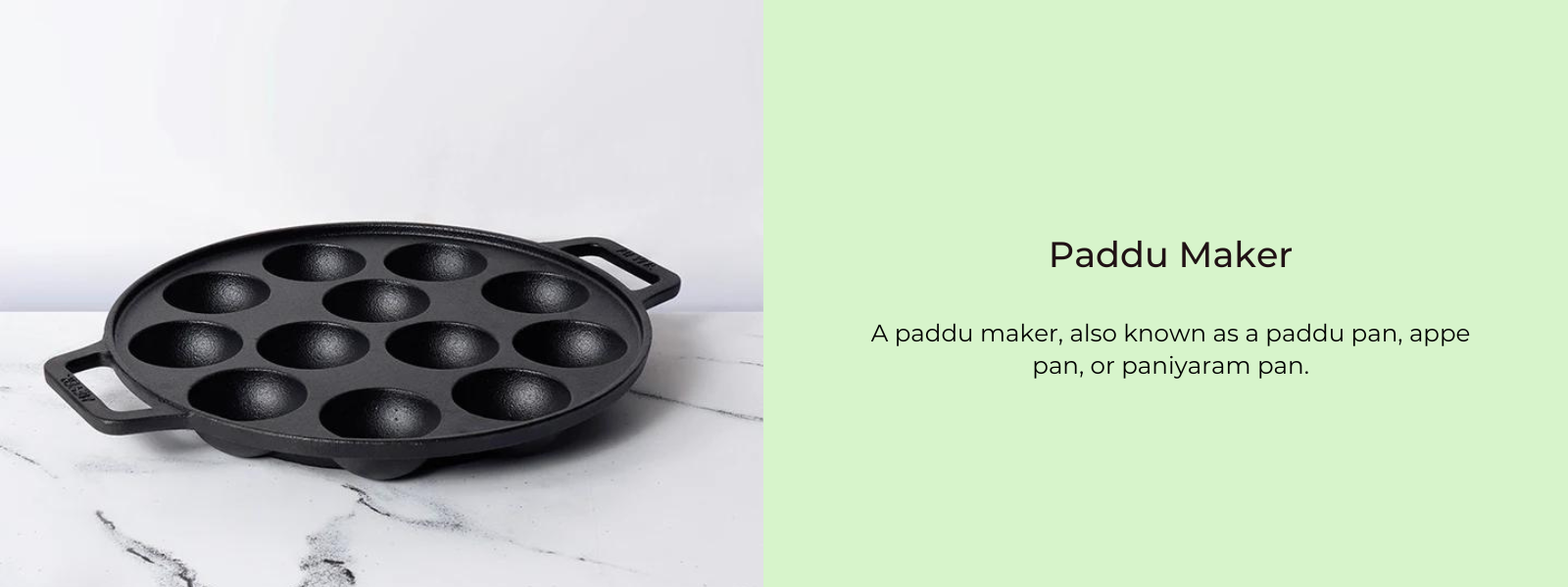 Paddu Point Paddu Maker: Versatile Tool To Make Paniyaram - PotsandPans India