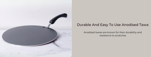 Highly Durable And Easy To Use Anodised Tawa