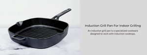 Safe And Sturdy Induction Grill Pan For Indoor Grilling