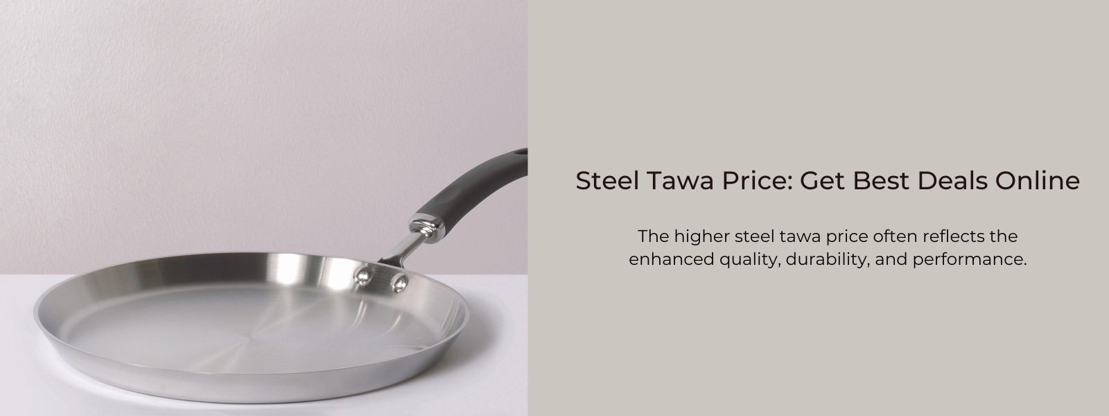 Steel Tawa Price: Best Cookware Deals Online