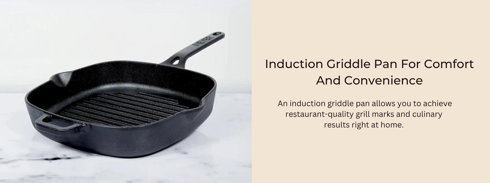 Induction Griddle Pan For Comfort And Convenience - PotsandPans India
