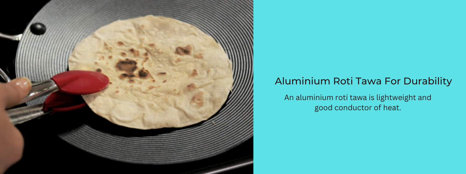 Aluminium Roti Pan Aluminium Roti Tawa For Durability And Even Heating - PotsandPans India