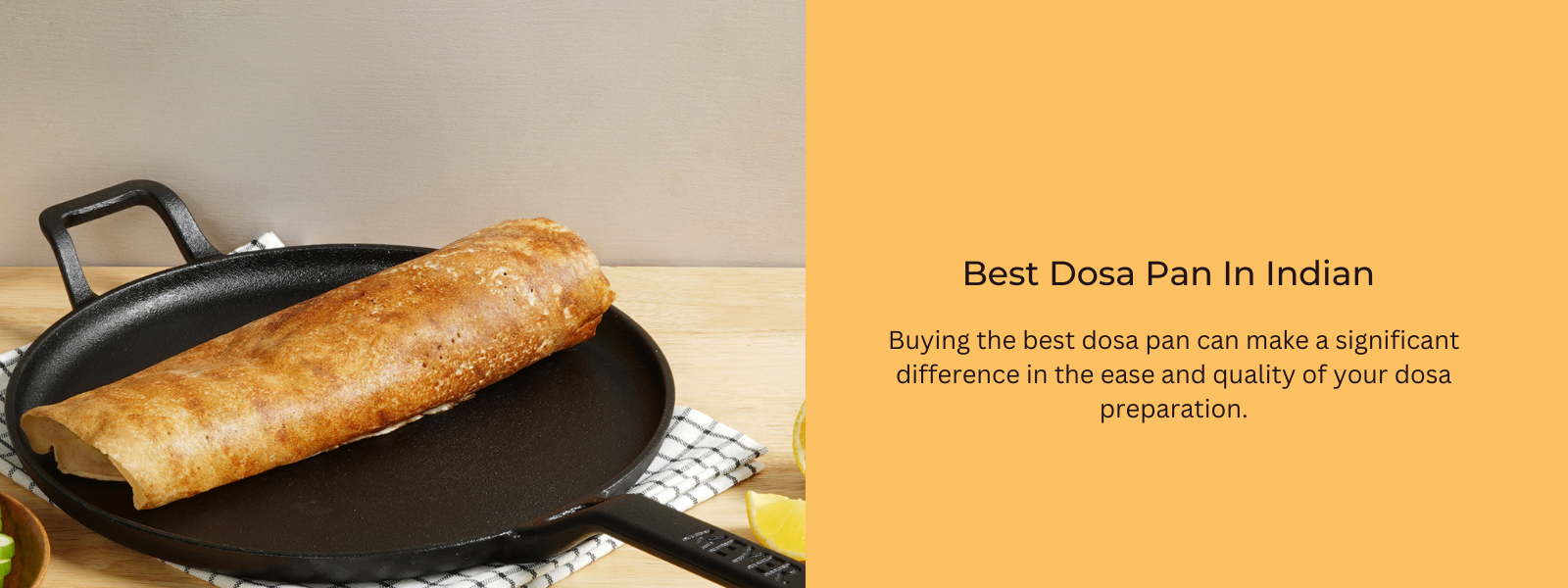 Best Dosa Pan In Indian With Excellent Heating PotsandPans India