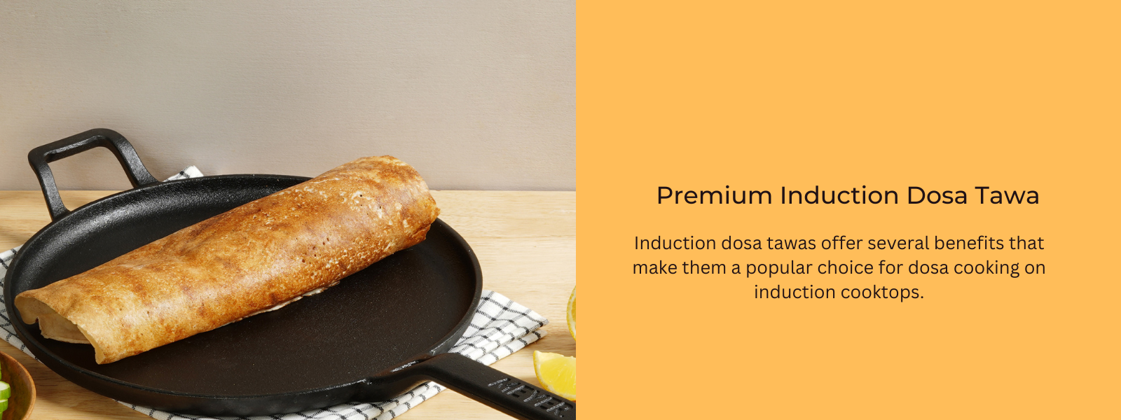Premium Induction Dosa Tawa For Perfect Cooking Experience