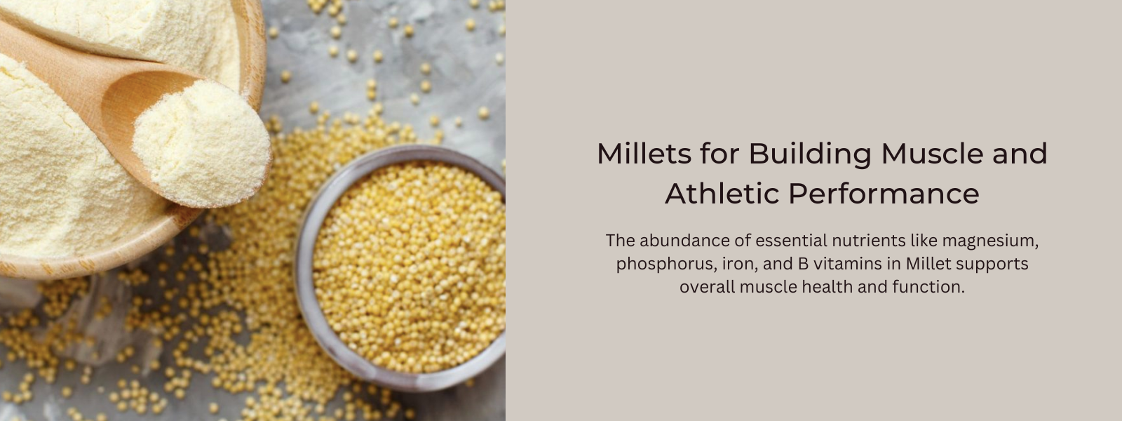 Millets for Building Muscle and Athletic Performance