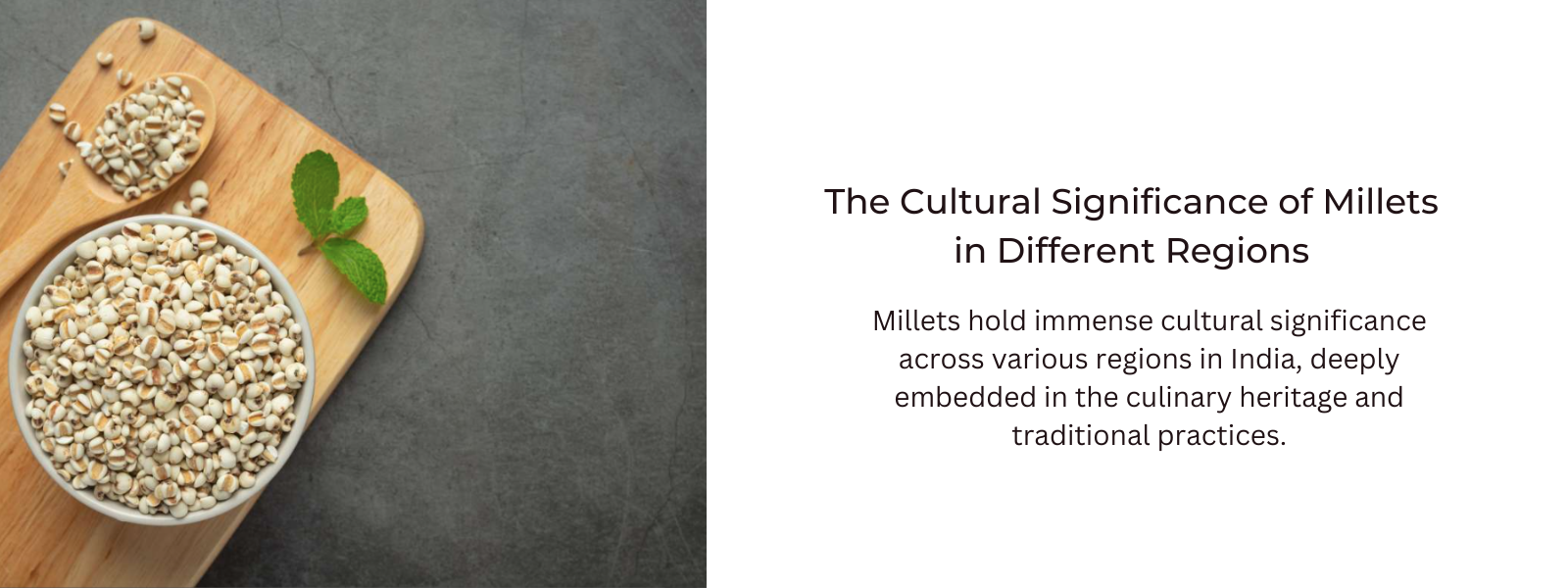 The Cultural Significance of Millets in Different Regions PotsandPans